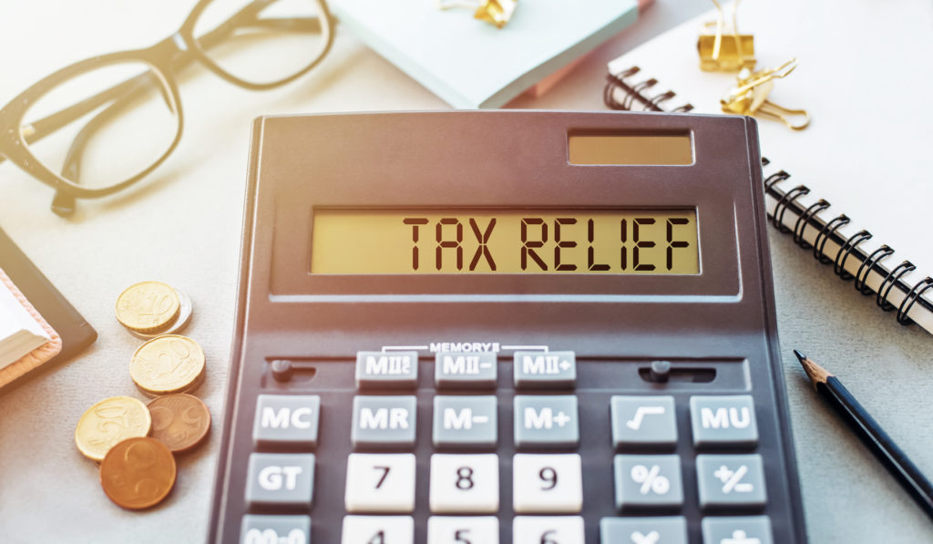 Tax Relief on a Calculator