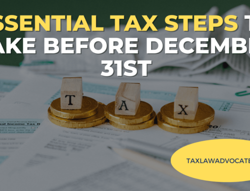 Preparing for Tax Season: Essential Steps to Take Before December 31st