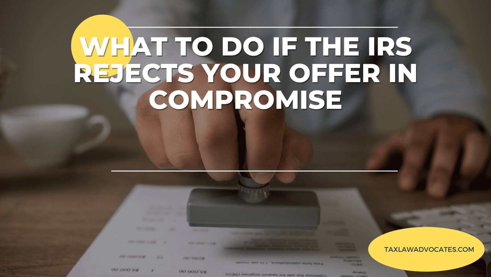 IRS Offer In Compromise