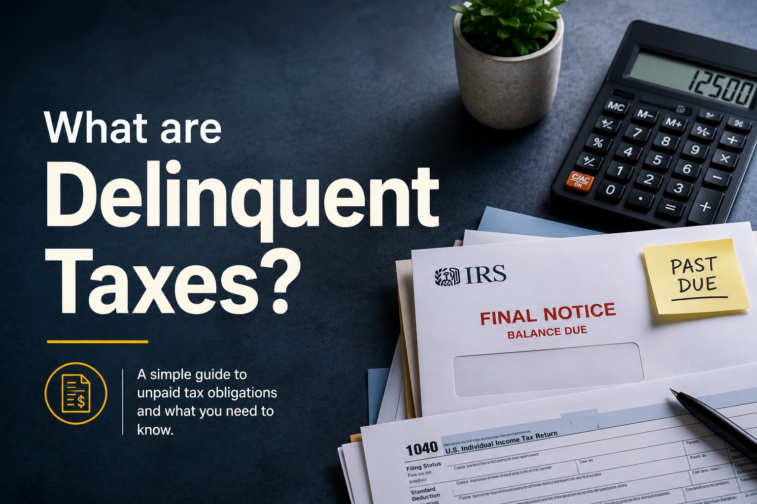 What are Delinquent Taxes?