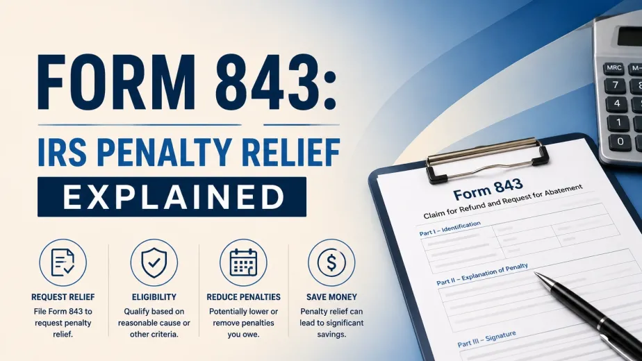 Form 843 IRS Penalty Relief Explained
