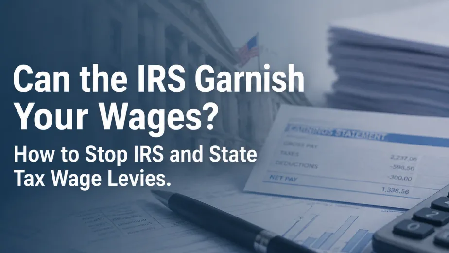Can the IRS garnish your wages_