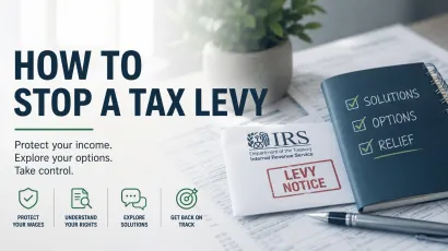 How to stop a tax levy