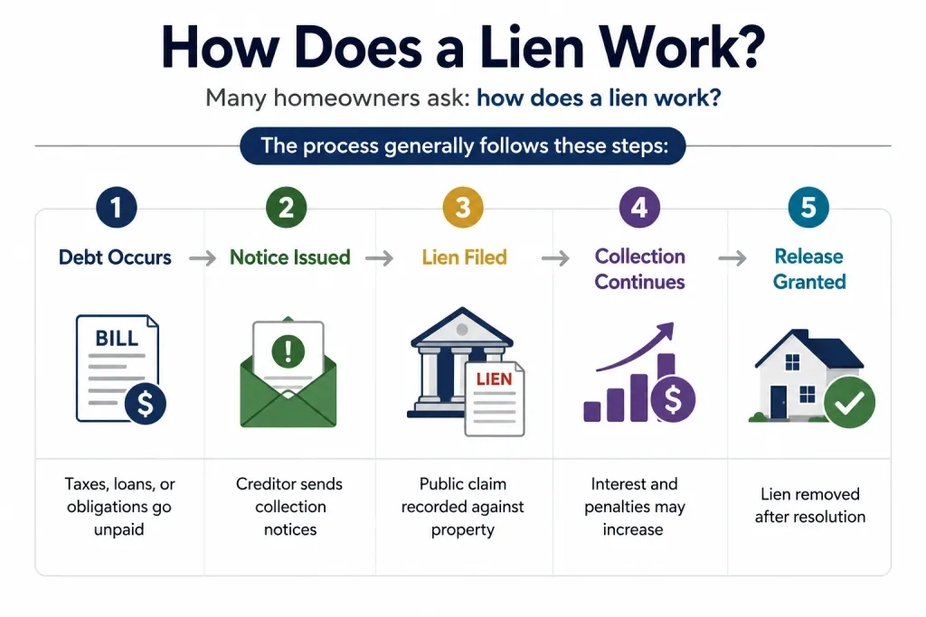 How a lien works
