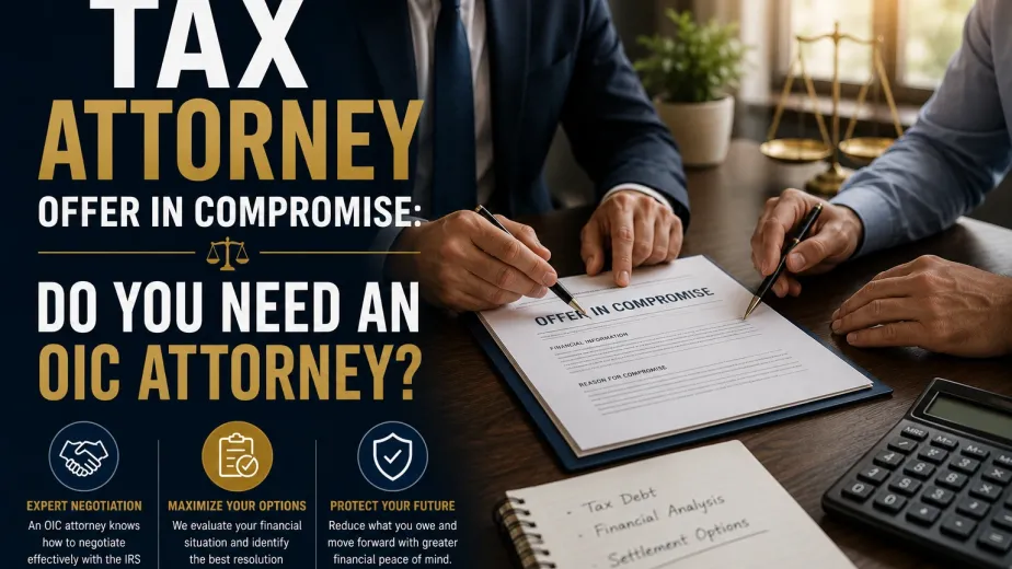 Tax attorney Offer in Compromise