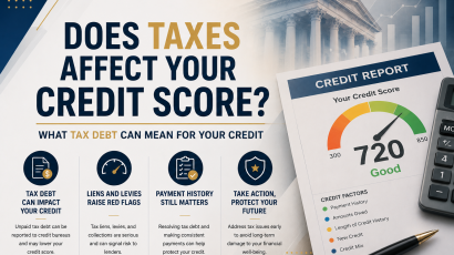Taxes and credit score impact
