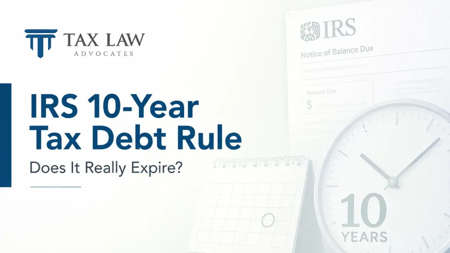 IRS 10-Year Tax Debt Rule